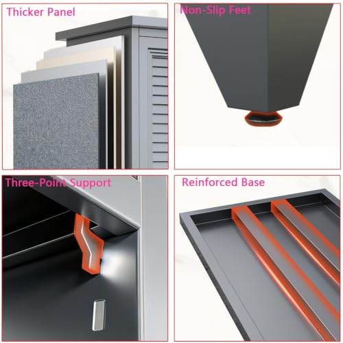 Balcony Storage Cabinet, Weather‑Resistant Cabinet - view 7