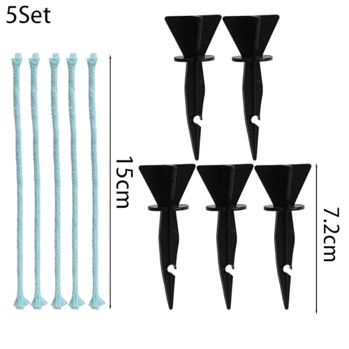 5 Sets Self Watering Spikes Automatic Plant Waterer Irrigation System Adjustable Indoor Outdoor Garden Devices Drip Feeder Tool - view 2