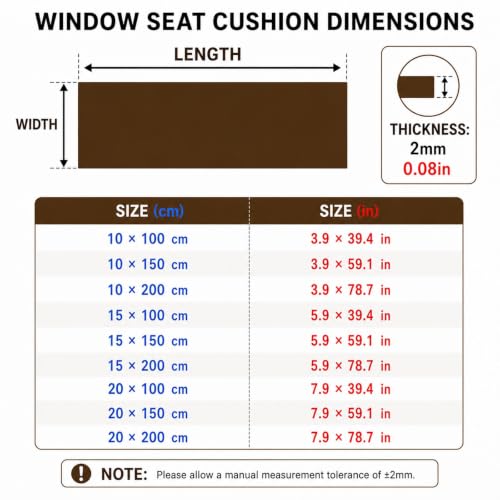 Trimmable Small Window Sill Mat, Window Sill Cover - view 2