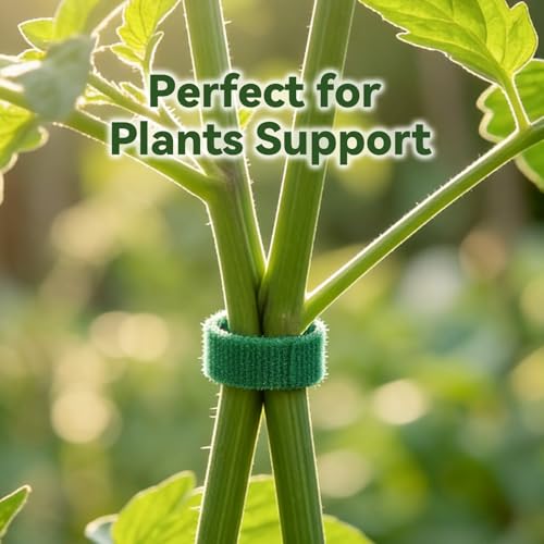 50FT Nylon Garden Tie Plant Tape Supports for Climbing Plants Green - view 2