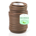 Soft Plant Ties for Support - 65.6' Reusable Waterproof Plant Wire, 3.5mm Garden Twist, Office Organization and Decoration Binding（1pc/Brown）