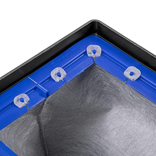 12-Inch Square Catch Basin Drain Filter with Catch Basin Riser, Black - view 4