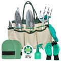 Stainless Steel 11 Piece Heavy Duty Garden Tool Set with Tote Bag – Premium Gardening Tools & Hand Tools Set | Perfect Gardening Gifts for Men & Women | Durable Garden Tools for Gardening