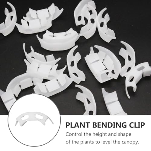 100pcs Plant Bending Clips Plastic Stem Supports for Tomatoes Vines - view 7