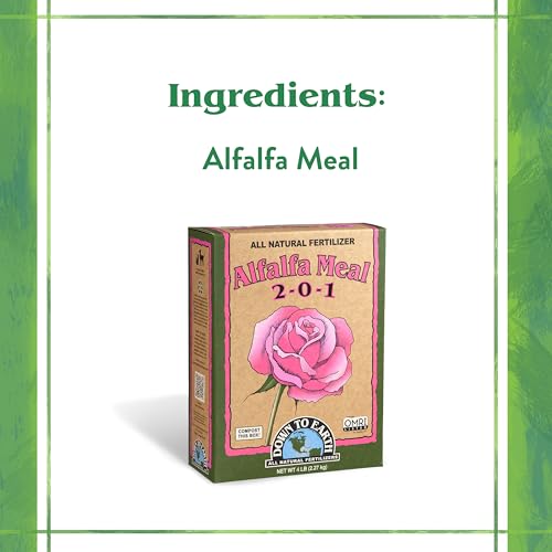 Organic Alfalfa Meal - Plant Food for Roses, Bulbs, Flowers and Ornamentals 2-0-1, 4 lb - view 4