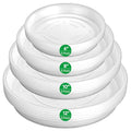 20 Pack Plant Saucer Tray, 6/8 /10/12 inch Heavy Duty Flower Pot Trays, Plastic Plant Saucer for Indoor & Outdoor Plants, Plant Trays to Catch Water, 5 Pieces of Each Size