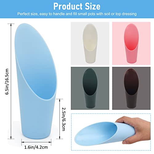 Bonsai Soil Scoops, 5 PCS Plastic Garden Soil Scoops - view 3