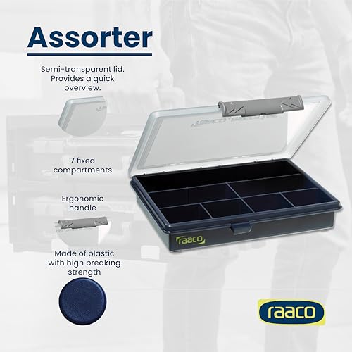 Assorter 6-7 Tool Box Organizer, 7-Slot - Small Parts & Hardware - view 2