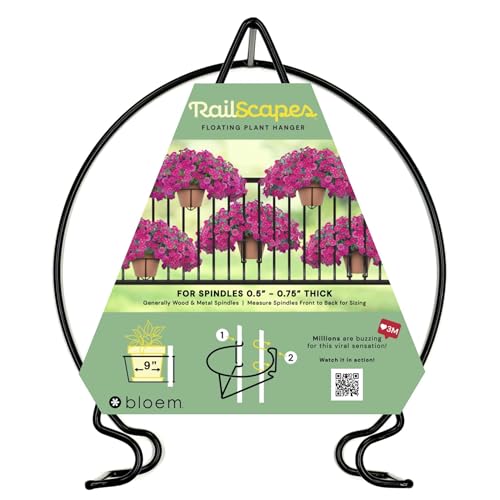 Railscapes Floating Railing Plant Clip for 1/2" - 3/4” Narrow Spindles