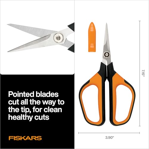7" Loop Micro-Tip Pruning Shears, Garden Snips for Intricate Cuts - view 7