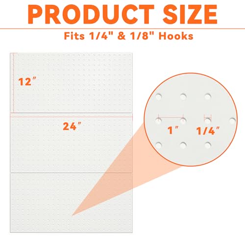 Metal Pegboard Panels, Pegboard Wall Organizer for Garage - view 2