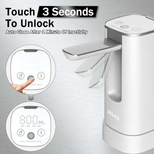 Water Dispenser for 5 Gallon Bottle, Digital Display, 4 Water Modes, White - view 3