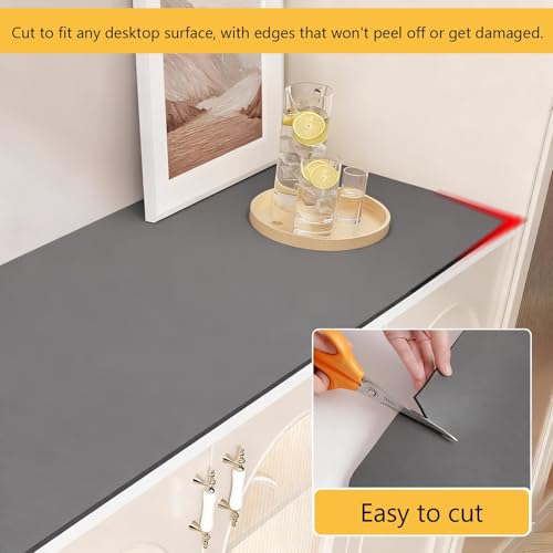 Absorbent Window Sill Protector for Plants, Non Slip Window Sill Mat Casement Protective Cover, Diatomaceous Earth Bay Window Cushion for Balcony(White,100x10cm/39x4inch) - view 6