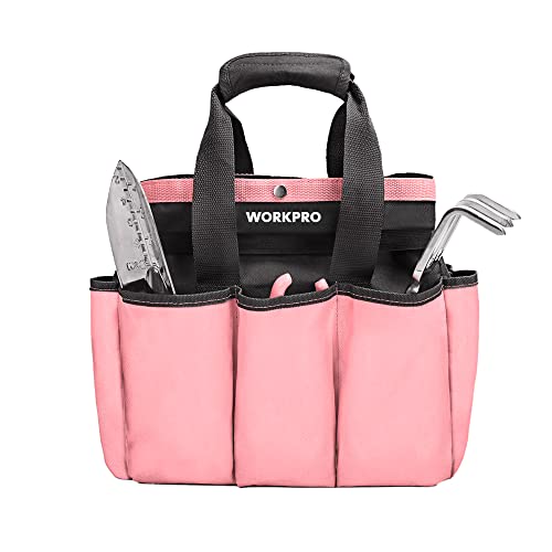 Garden Bag, Garden Tool Tote Storage Bag with 8 Pockets