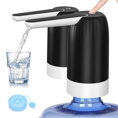 2 Pack Portable 5 Gallon Water Dispenser with Secure Cap (2pcs Mode 6)