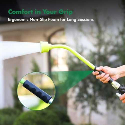 Heavy Duty Metal Watering Wand 24 Inches, Water Wand for Garden Hose - view 6
