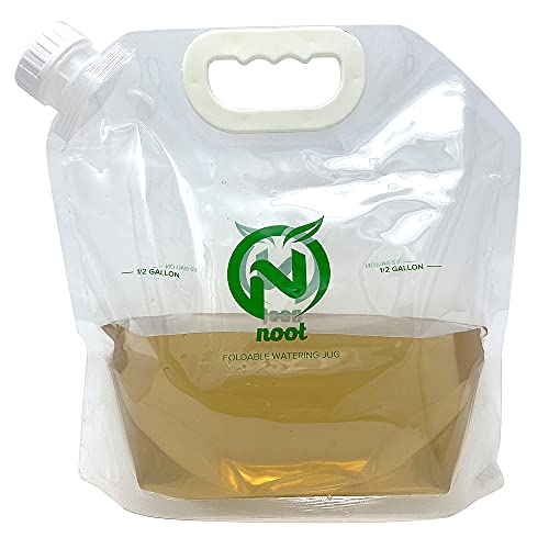 1/2 Gal. Foldable Watering Can Jug for Mixing Plant Food Fertilizer for Indoor Plants, Succulents, Cacti.