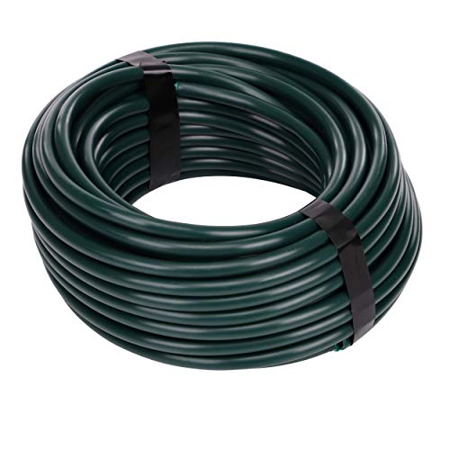 R256DT 1/4 in. Drip Irrigation Supply Tubing, 50 ft., 1/4 in x 50 ft, Green Polyethylene, for drip irrigation, irrigation drippers, drip emitters, drip irrigation parts, and drip systems