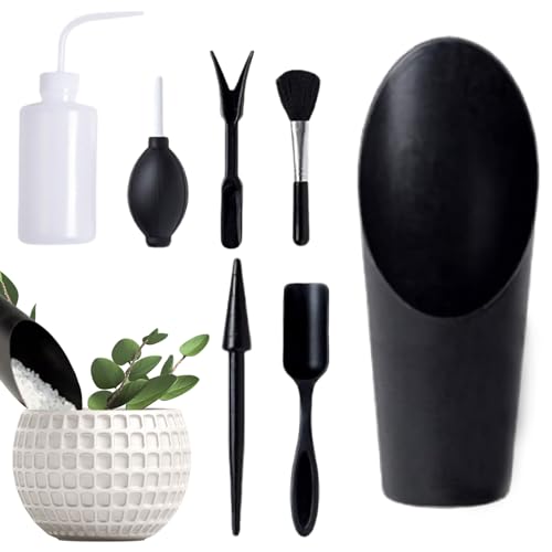 Succulent Tools Set,Plant repotting kit,repotting kit,Succulent Tools,Indoor Plant Tools,Succulent Tool kit,houseplant Tools,Plant Care kit,Indoor Plant Care kit, (Set of 7)