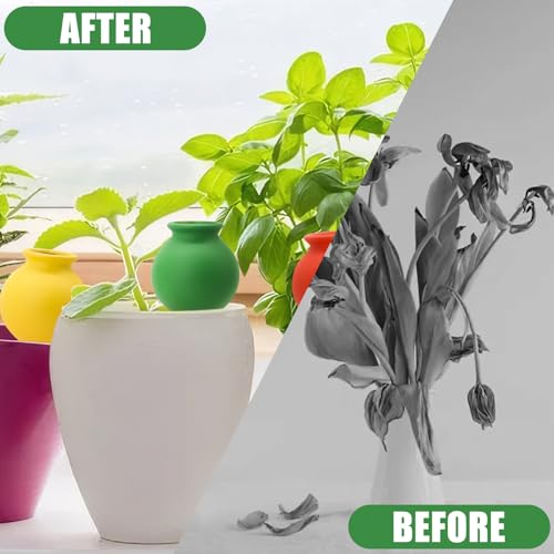 4 Pack Terracotta Watering Spikes, Self Watering Globes - view 5