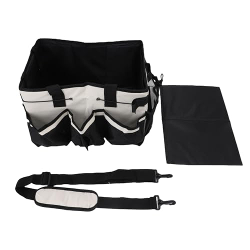 Wearable Cleaning Supply Bag, 600D Oxford Cloth with Removable Dividers, Large Capacity Tool Tote with Adjustable Strap, for Home Car Wash Gardening Painting - view 5