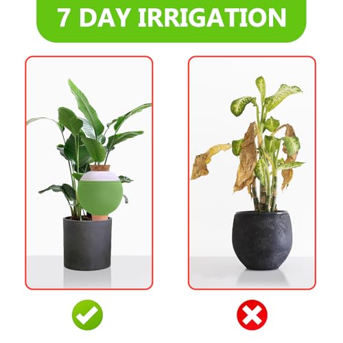4PCS Plant Watering Globes, Large Terracotta Automatic Watering Stake - view 5