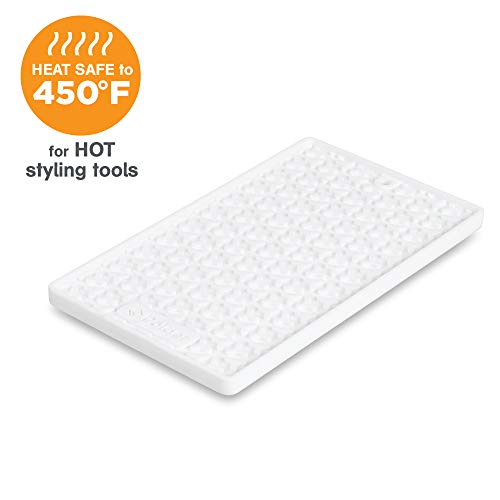 Heat Resistant Hot Mat for Hot Hair Styling Tools (White) - view 5