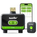 WiFi Water Timer for Garden Hose with Brass Inlet, 2-Zone Smart Sprinkler Hose Timer, WiFi Irrigation Controller, Automatic Watering System for Lawns and Yard