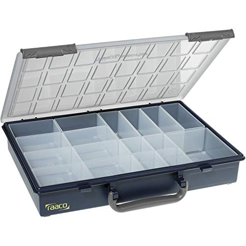 136242 Portable Handy Box + 4 A4 Assorters, Black/Blue - view 4