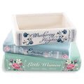 Steel Mill & Co. Book-Shaped Ceramic Decorative Planter, Classic Titles