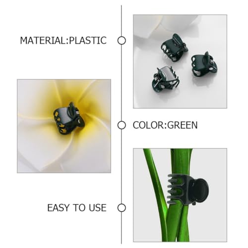 60pcs Plastic Plant Vine Support Clamps, Quick Clip Garden Clips - view 3
