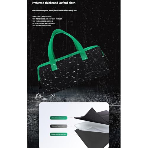 Compact Storage Carrier for Tools, Wide Access, Thickened 600D, Ample Space, Dimensions 12 by 5.7 Inches Zipper Bag - view 5