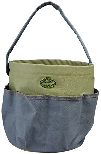 Round Garden Tool Bag, Gray - view 2
