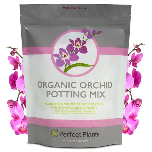 Orchid Potting Mix, 4 qt, Bark Blend for Phalaenopsis