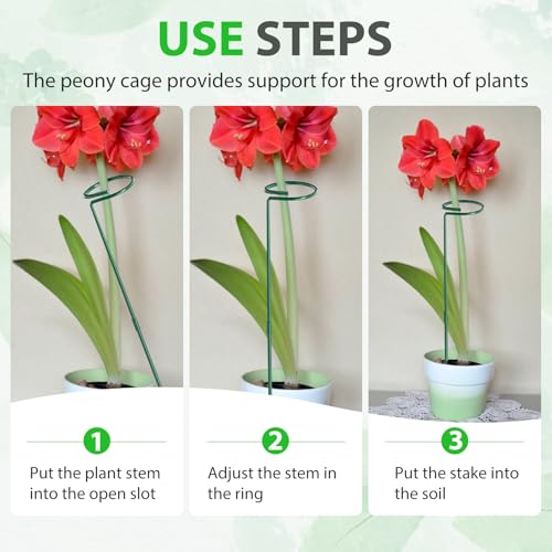 24 in Plant Stakes, 12 Pack Garden Plant Support Stakes(12" or 24") - view 5