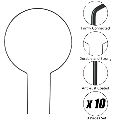 10 Pcs Circle Indoor Plant Trellis for Potted Plants - view 3