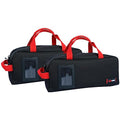 Small Canvas Tool Bag Tool Tote Bag with Zipper Utility 14 Inch Tool Organizer Bags for Electrician,Construction,Plumbing,HAVC (Black 2 Packs)