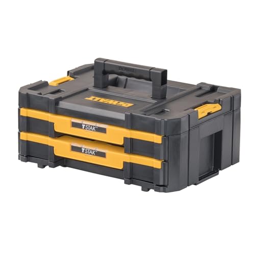 TSTAK Tool Storage Organizer with Double Drawers, Holds Up to 16.5 lbs. (DWST17804)