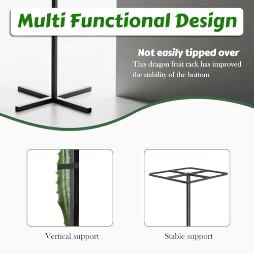 Metal Dragon Fruit Trellis 61",Adjustable Dragon Fruit Plant - view 4