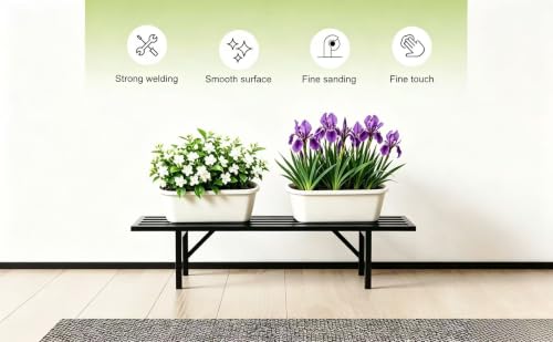 One Tier Metal Plant Stand Indoor & Outdoor L35.43 easy assembly - view 7