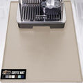 Silicone Coffee Mat, Espresso Bar Essentials, 18x28, Almond