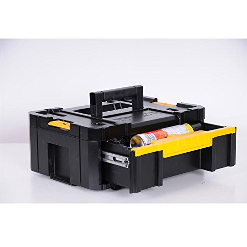 DWST1-70705 T-Stak III Tool Storage Box with Drawer, Yellow/Black, 17.6 cm*44.0 cm*31.4 cm - view 3