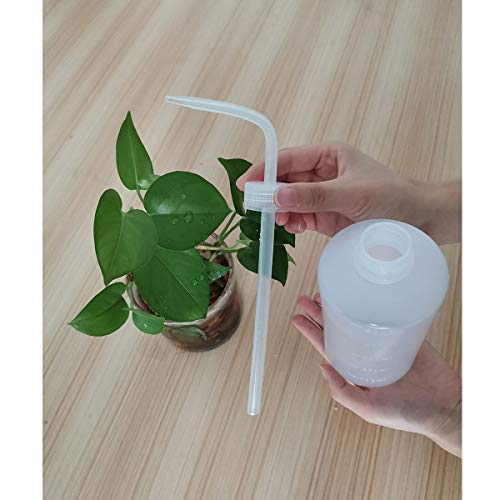 500ml White Squeeze Wash Bottles, Angled Nozzle, 2 Pack - view 5