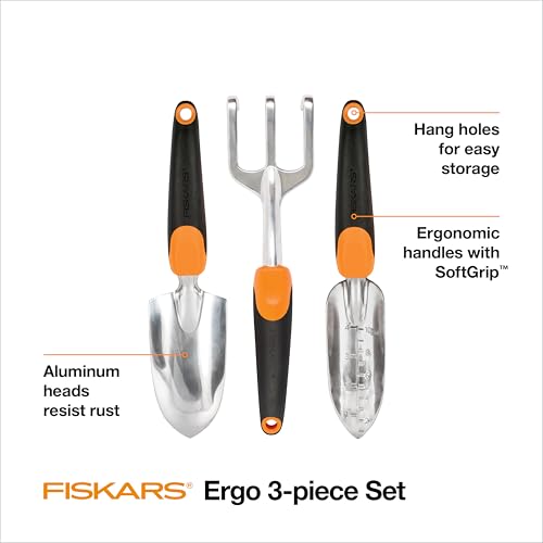 3-Piece Garden Hand Tools Set w/Trowel, Transplanter & Cultivator - view 2