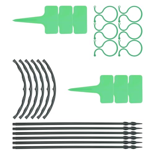6 Pieces Plastic Plant Support Stands for Climbing Vines and Garden Plants