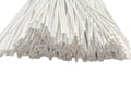 Plastic Twist Ties, Garden Plant Twist Tie Cable Tie, Plastic Cable Ties for Bread Candy Bags, Gift Bags (White,6 Inches)