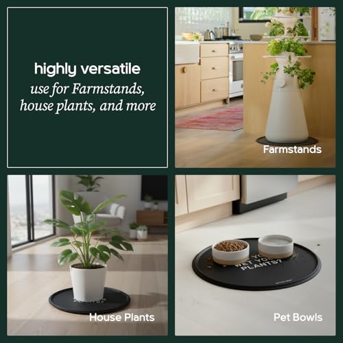23in Silicone Plant Mat | Water-Resistant Floor Protector - view 5