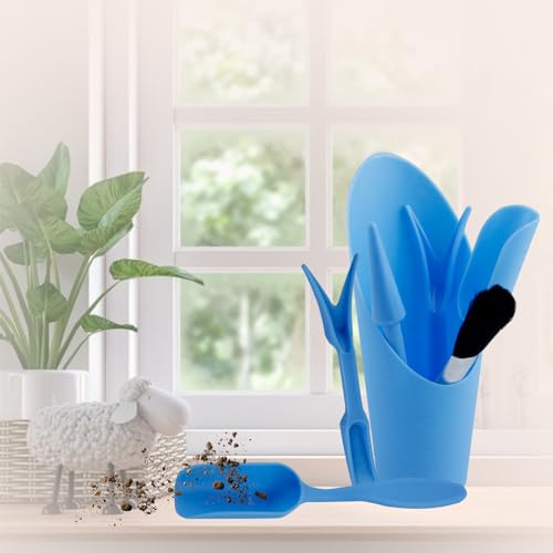 5 Pcs Mini Garden Tool Set Hand Tools Succulent Tools Transplanting Tools Set Succulent Care Plastic Kit Bonsai Potting Soil Indoor for Succulent Miniature Plant Gardening for Flower Planting - view 6