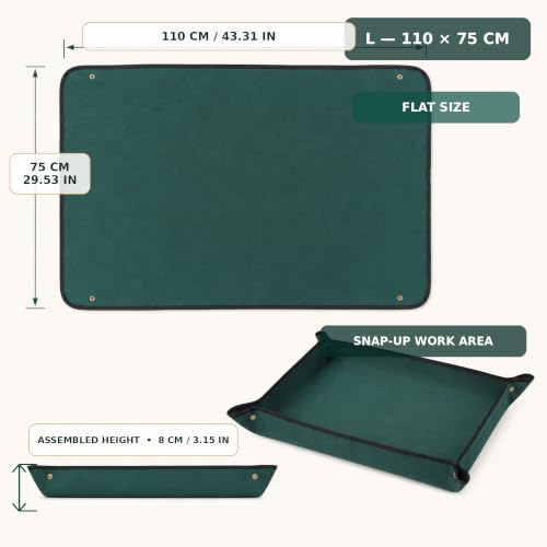 Repotting Mat for Indoor Plants, Garden Hand Tool for Bonsai, Oxford, 43.3“ - view 2