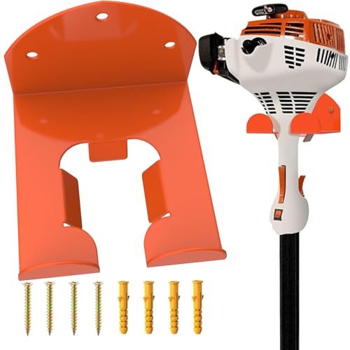 Garage Organizer Trimmer Rack, Organizer Wall Hanger, 1 Pack, Orange